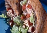 Healthy and Nutritious Pita Bread Tuna Salad Sandwich